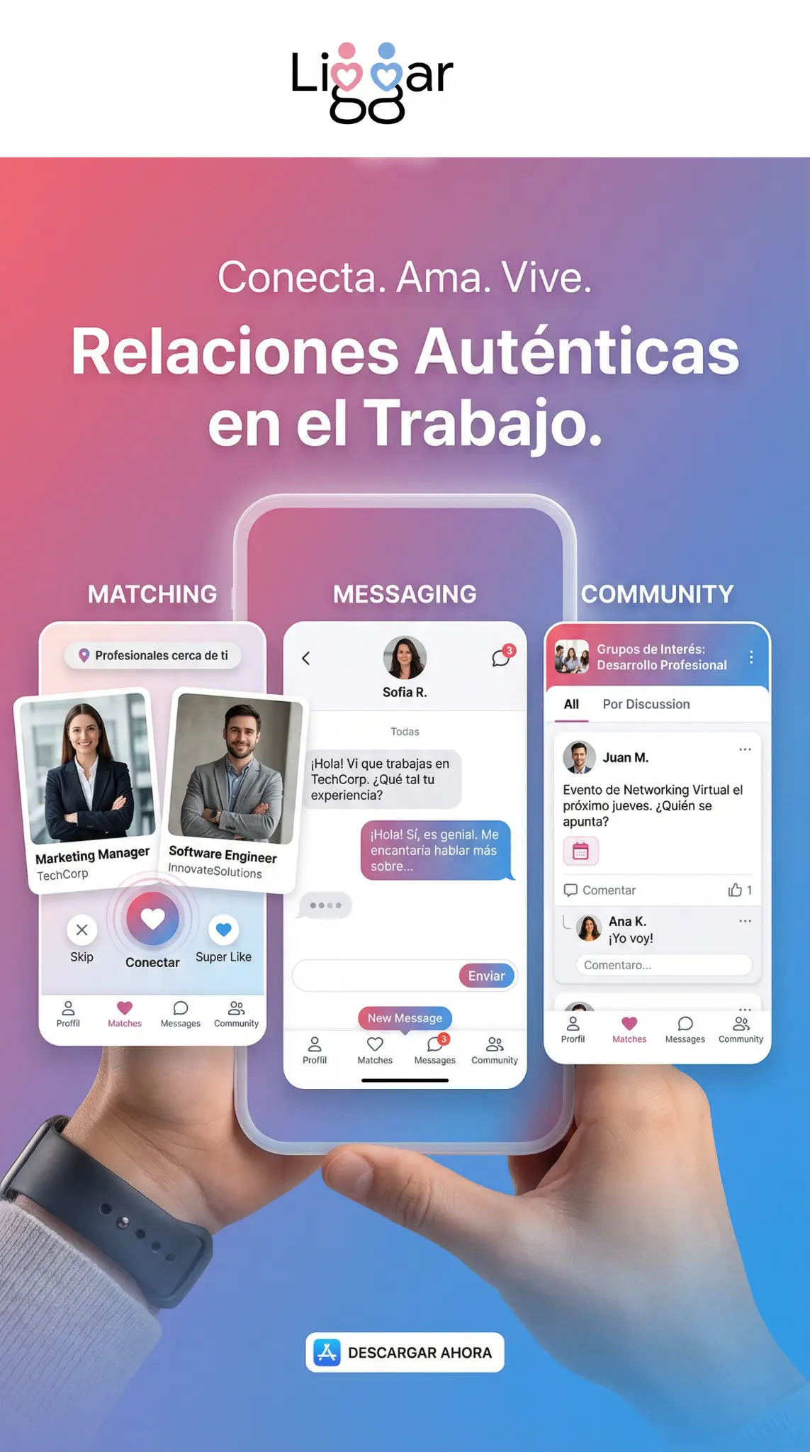 Screenshot de la app Liggar